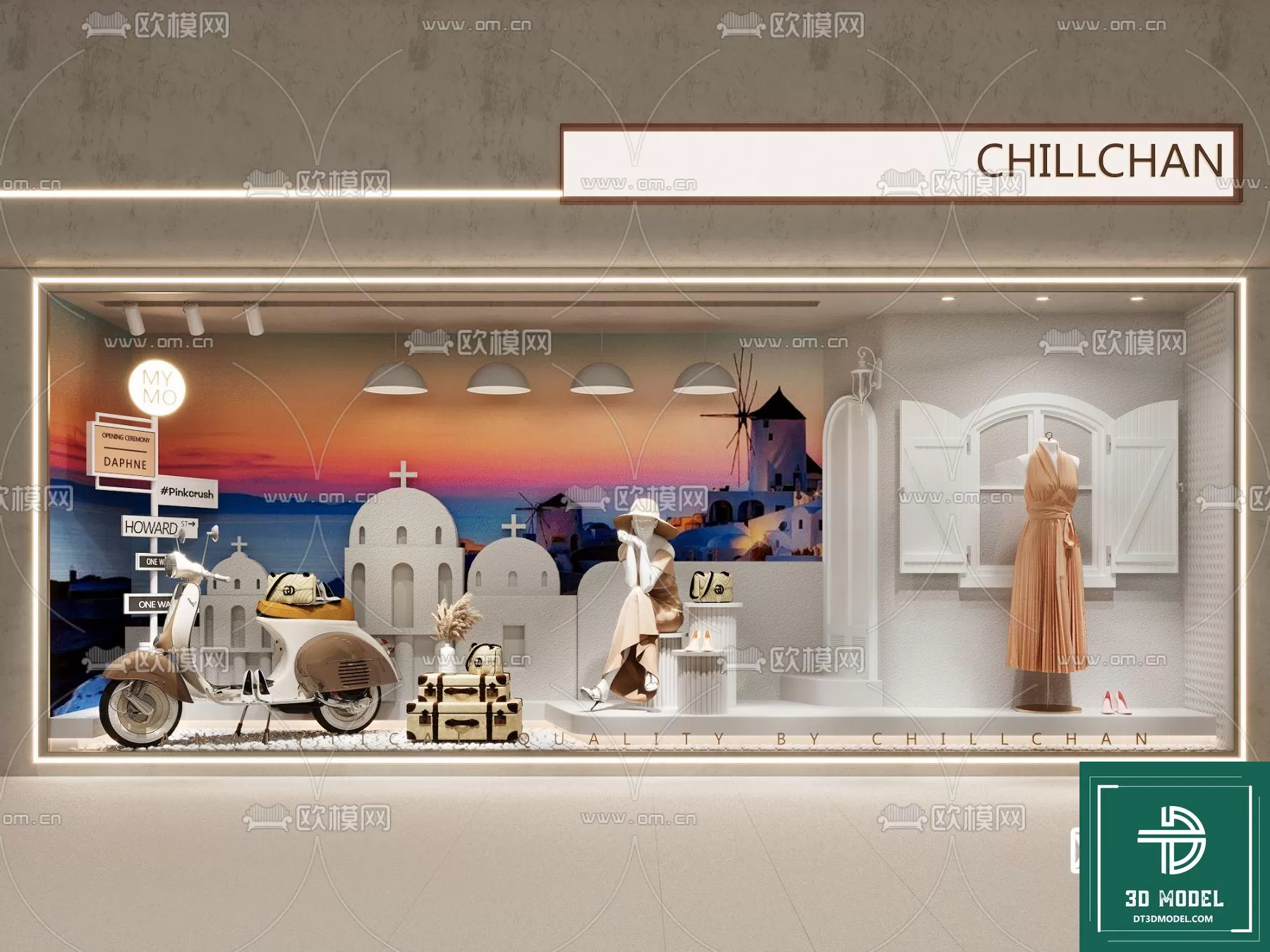 CLOTHES SHOP DECOR – 3D MODELS – 035 – PRO CLOTHES SHOP DECOR – 3D MODELS – 035 – PRO