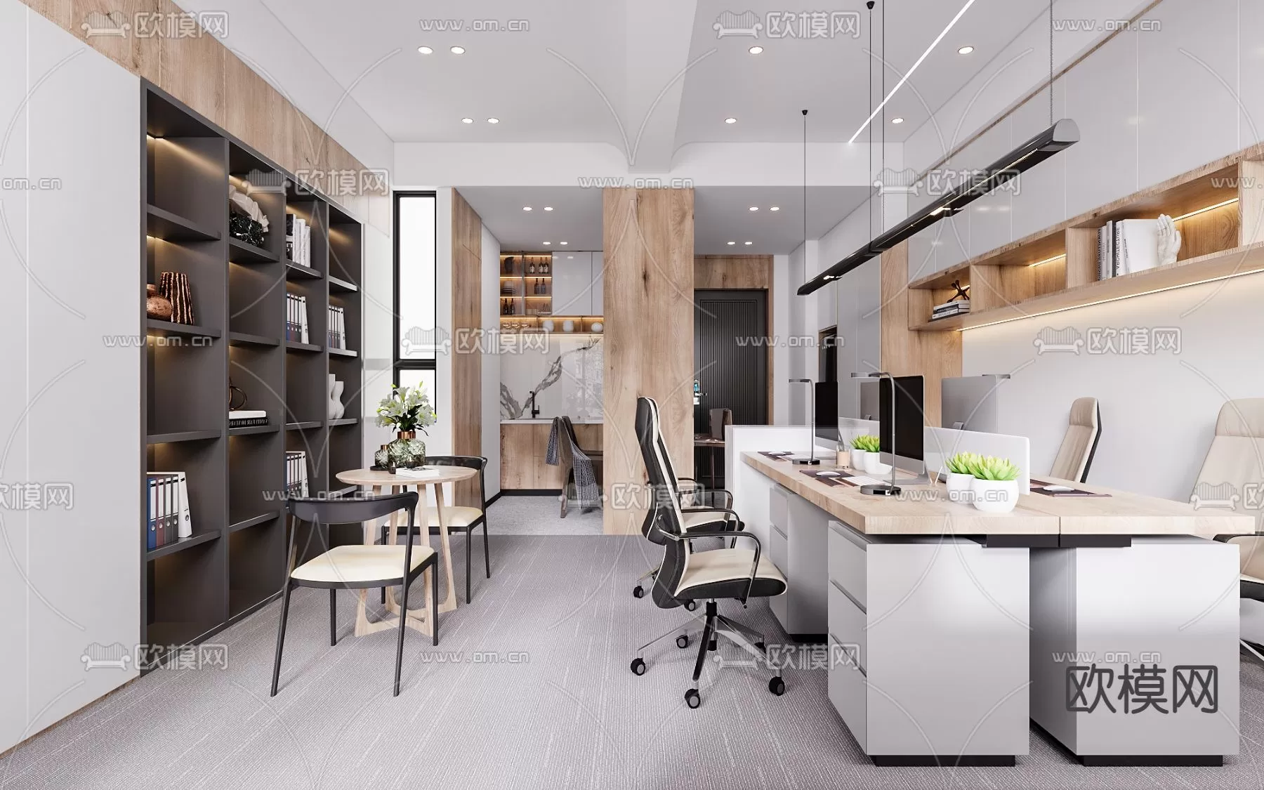 OFFICE SCENES – BLOCKS 3D MODELS – 045 – PRO OFFICE SCENES – BLOCKS 3D MODELS – 045 – PRO