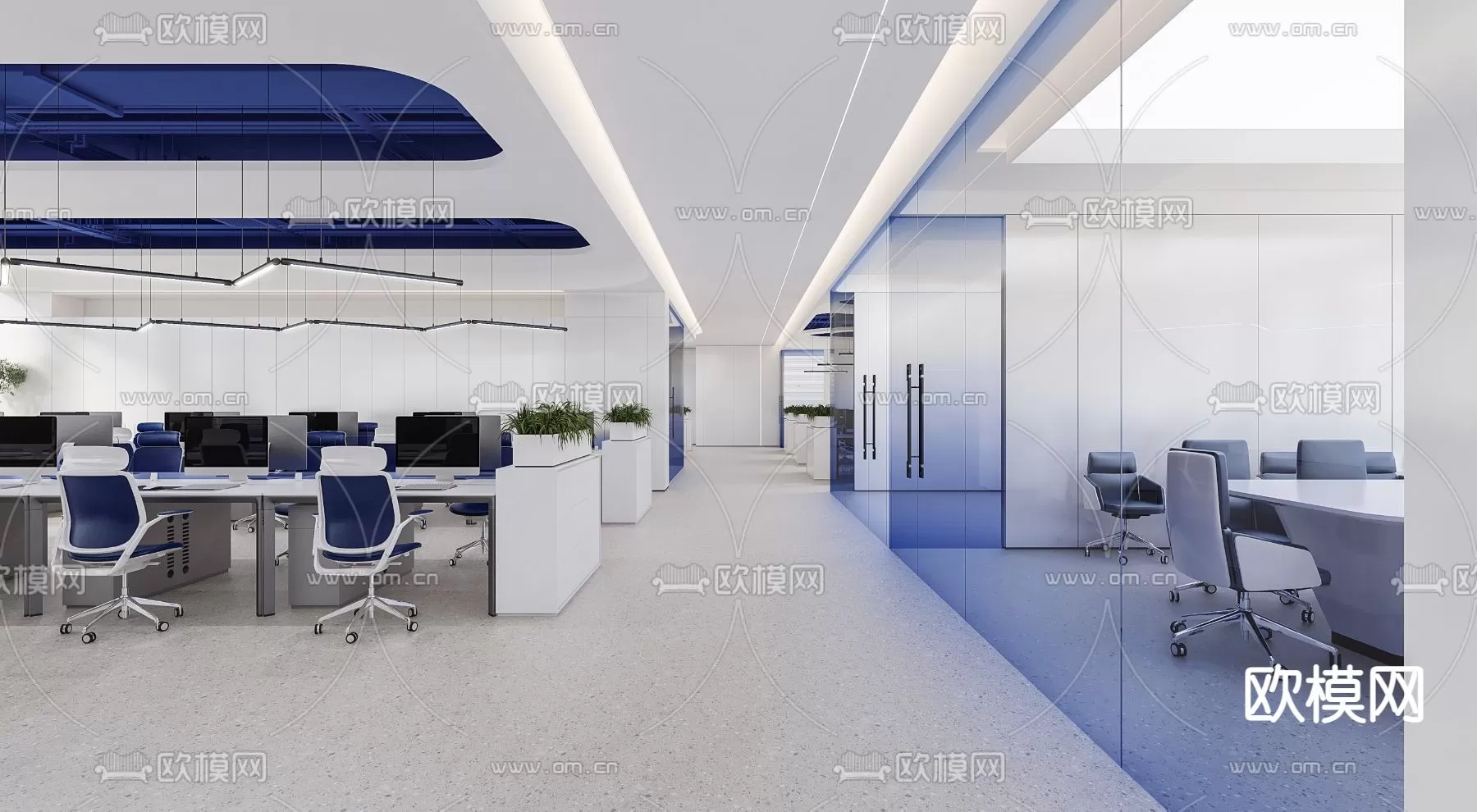 OFFICE SCENES – BLOCKS 3D MODELS – 085 – PRO