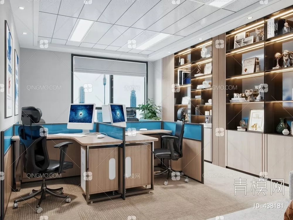 OFFICE SCENES – BLOCKS 3D MODELS – 113 – PRO