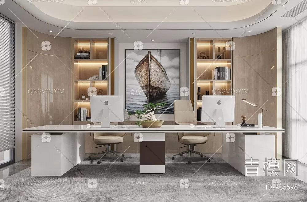 OFFICE SCENES – BLOCKS 3D MODELS – 131 – PRO