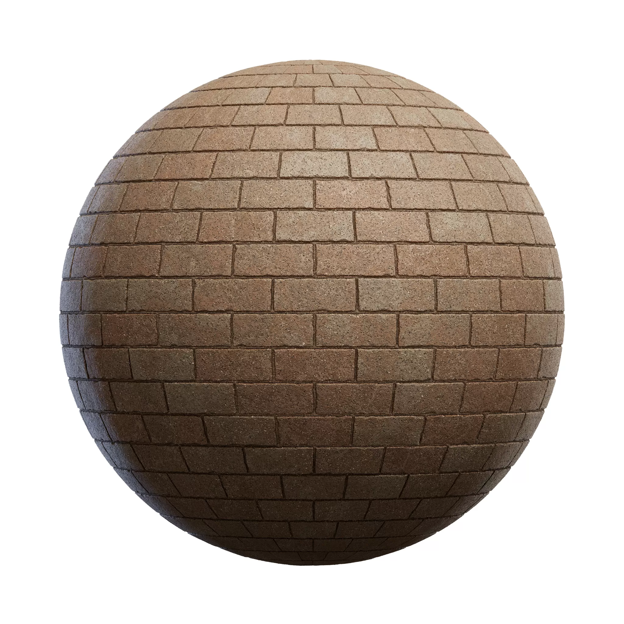 Blocks Exterior Brick Walls PBR Textures – 4K – 8K – brown_brick_wall_45_33