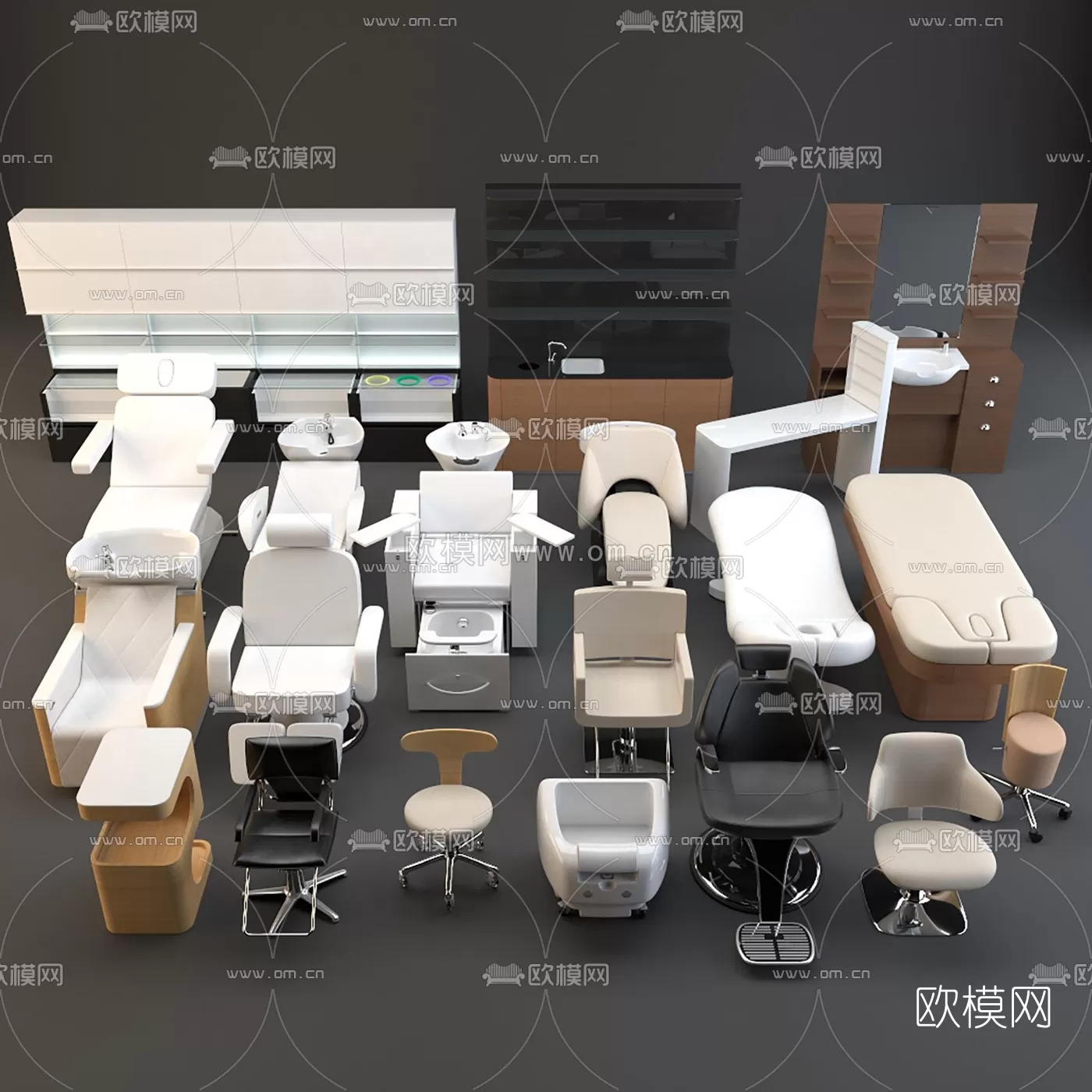 SPA – 3D BLOCKS – SCENES – DECOR – 008 – PRO