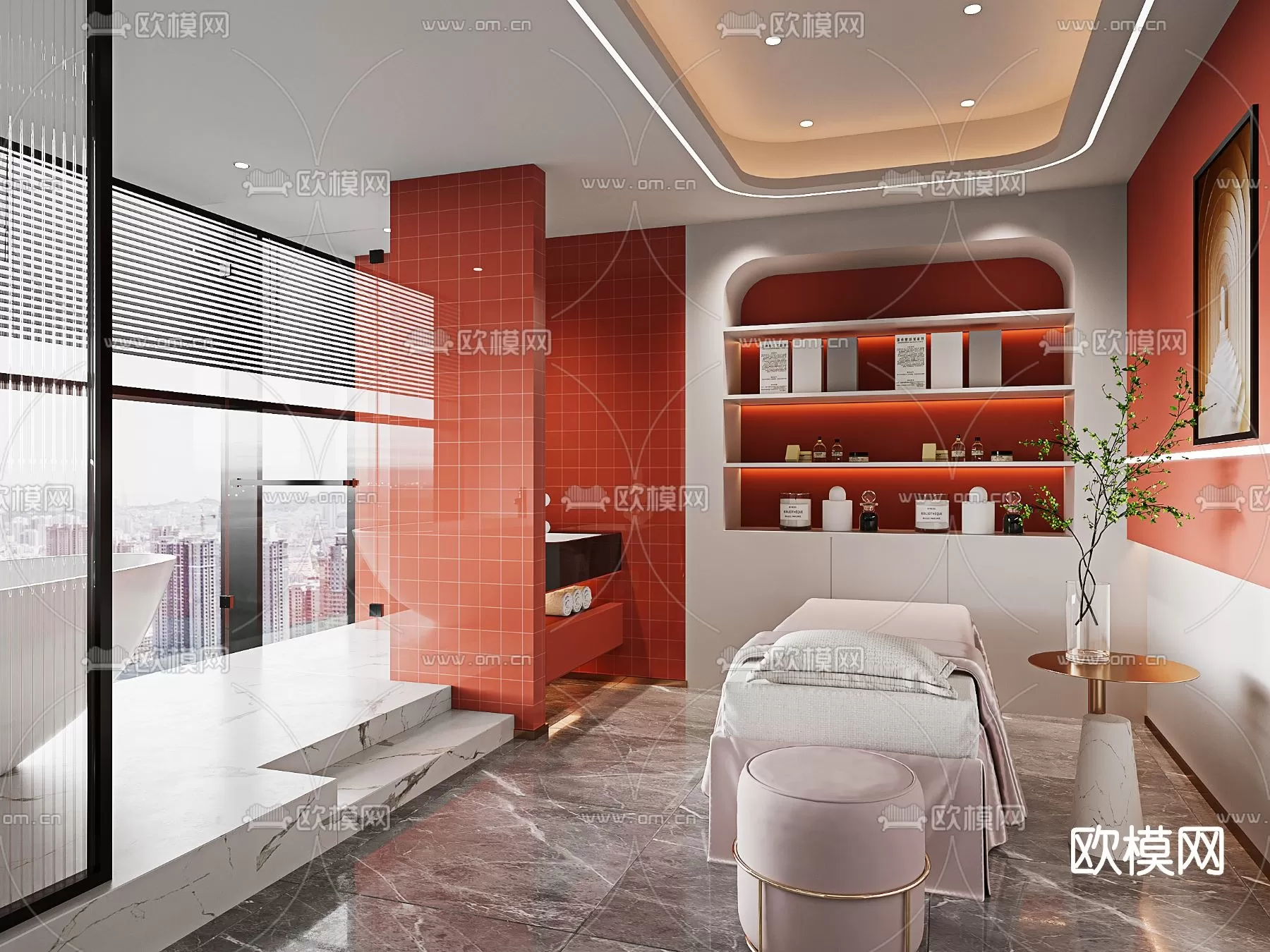 SPA – 3D BLOCKS – SCENES – DECOR – 010 – PRO