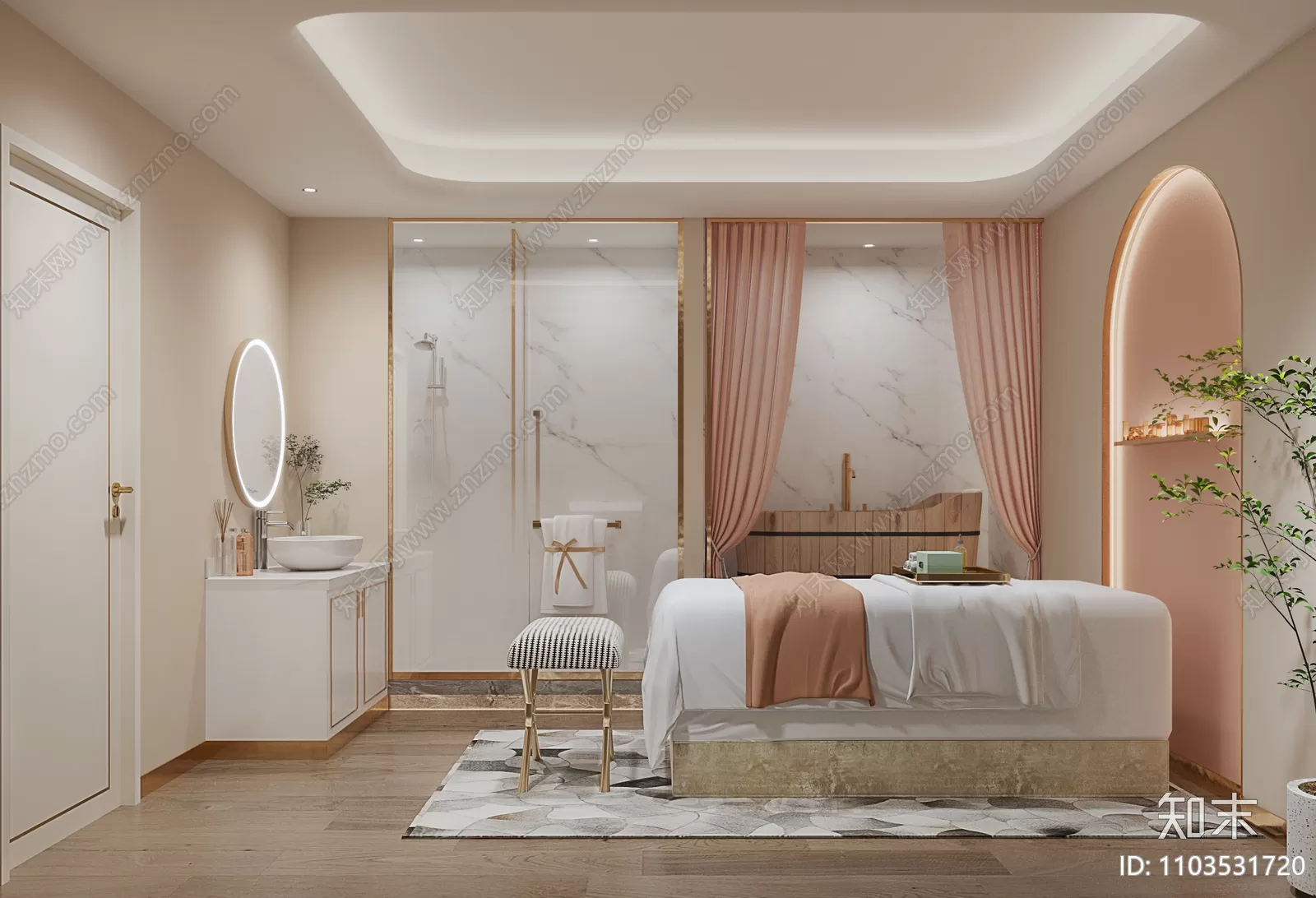 SPA – 3D BLOCKS – SCENES – DECOR – 014 – PRO