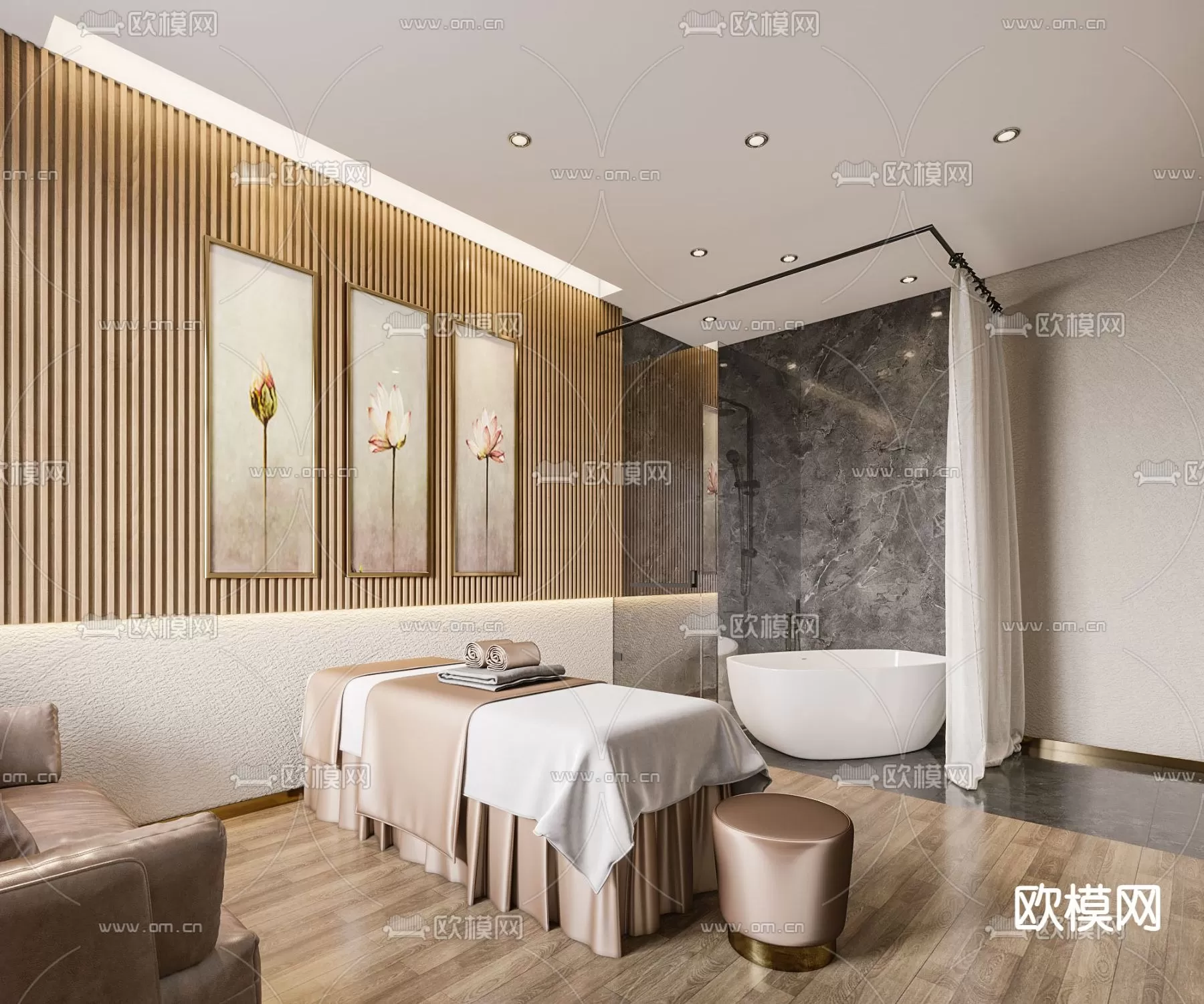 SPA – 3D BLOCKS – SCENES – DECOR – 066 – PRO