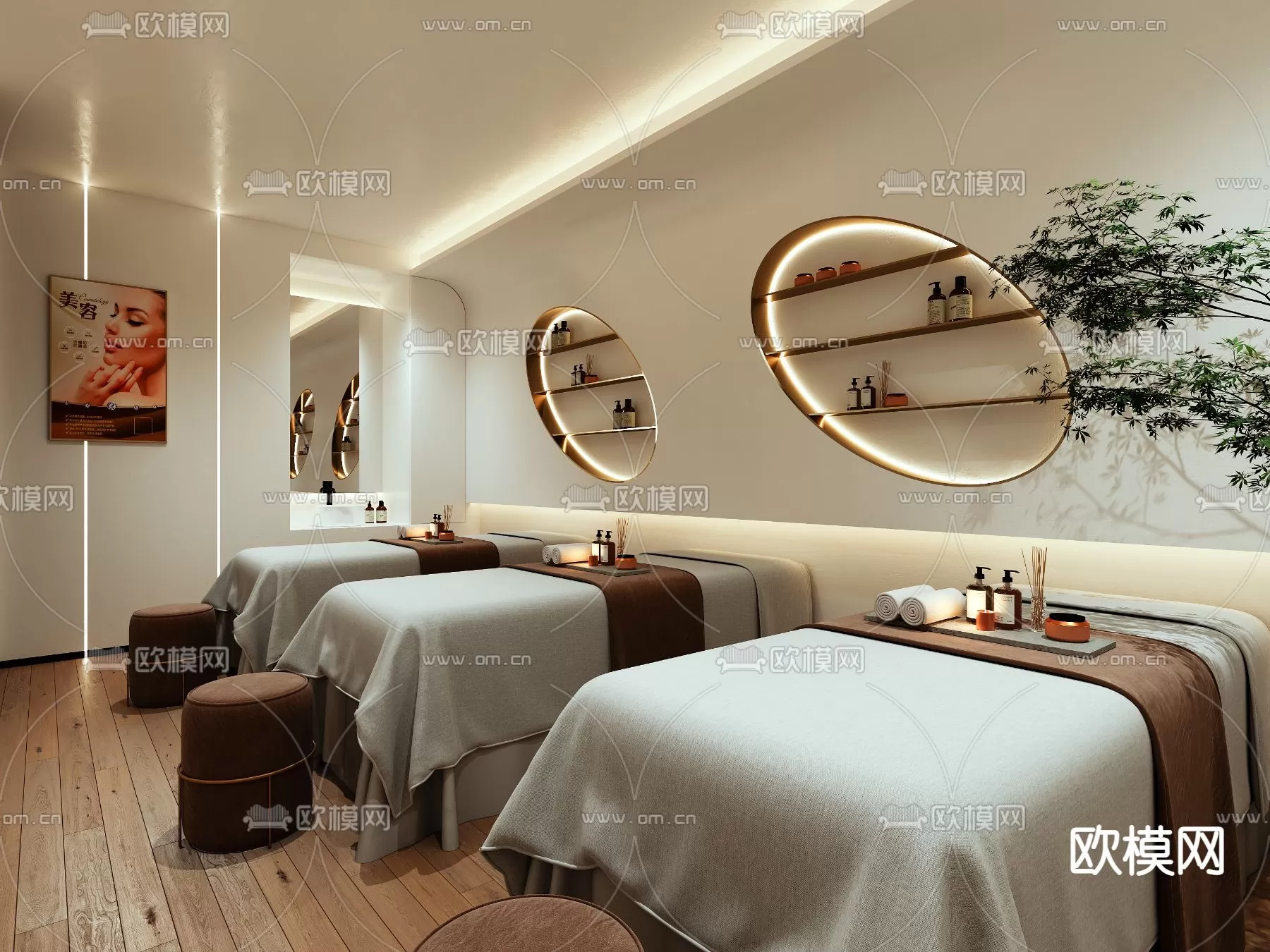 SPA – 3D BLOCKS – SCENES – DECOR – 068 – PRO