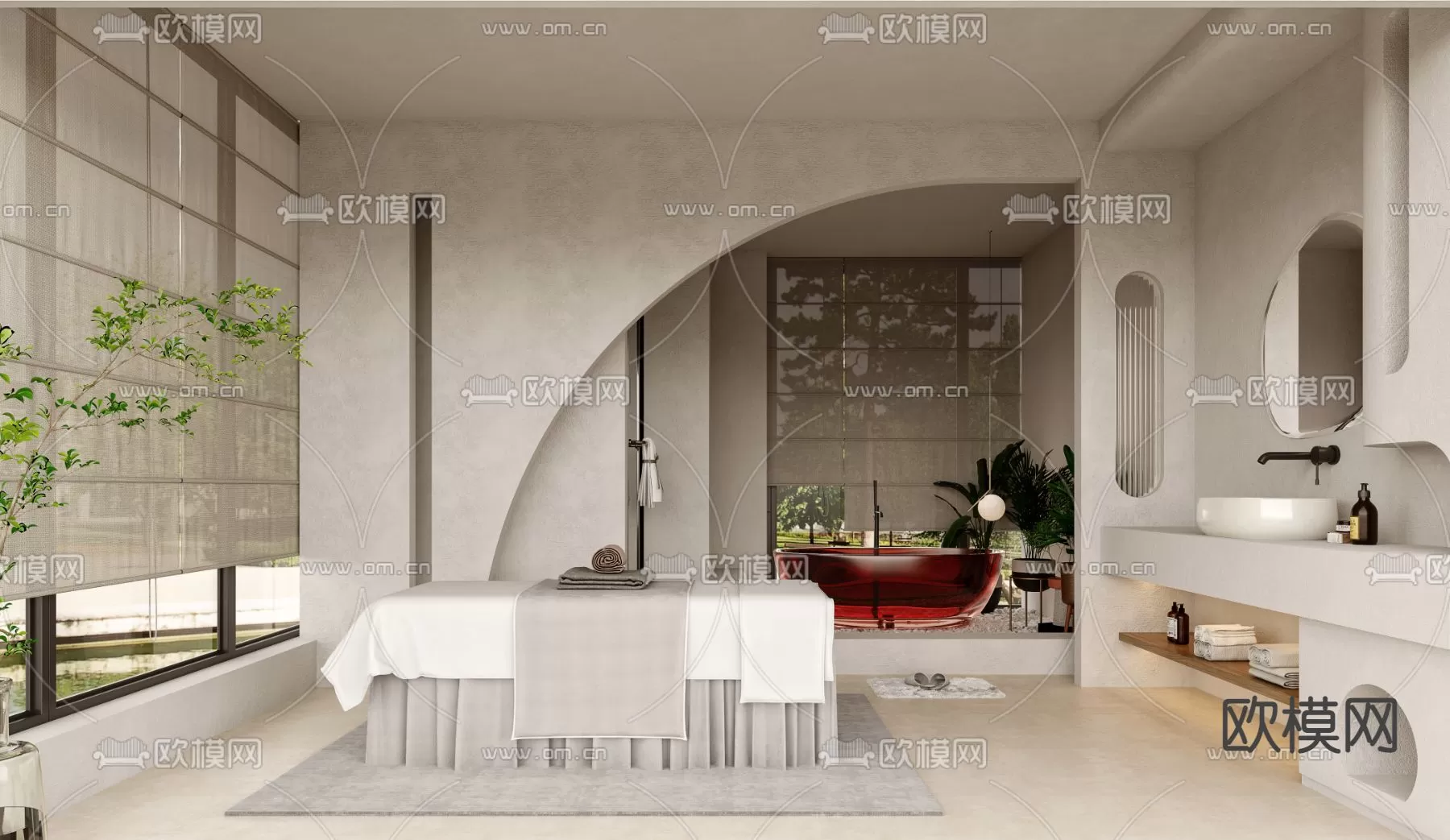 SPA – 3D BLOCKS – SCENES – DECOR – 077 – PRO