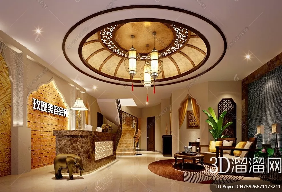 SPA – 3D BLOCKS – SCENES – DECOR – 124 – PRO