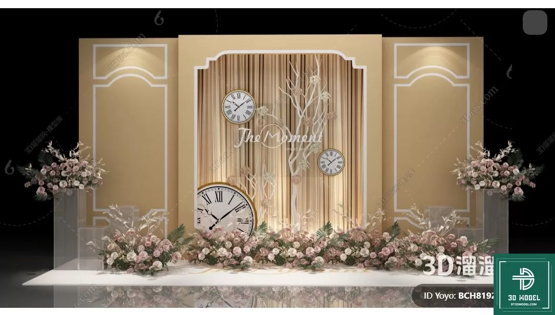 DRESSING DECOR – 3DMODELS – 090 – PRO