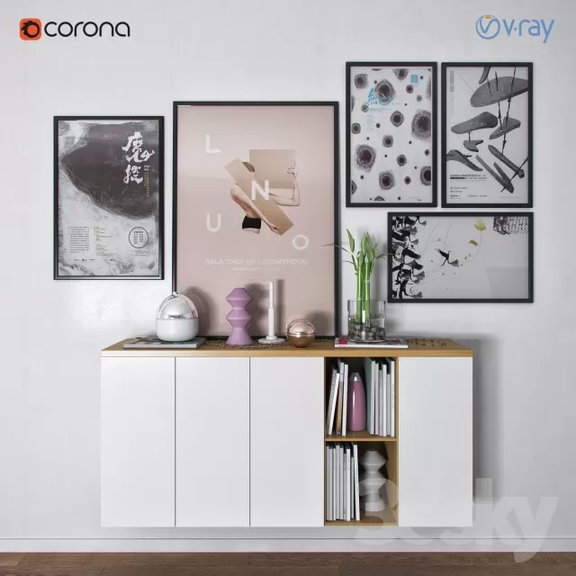 3DSKYMODEL – Shelf – Wardrobe – 2834