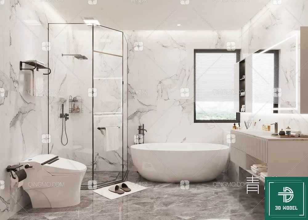 TOILET – 3D SCENES – BLOCKS – 3DMODELS – 041 – PRO