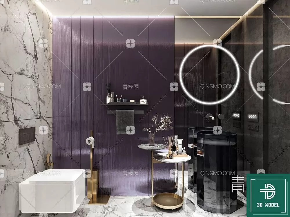 TOILET – 3D SCENES – BLOCKS – 3DMODELS – 043 – PRO