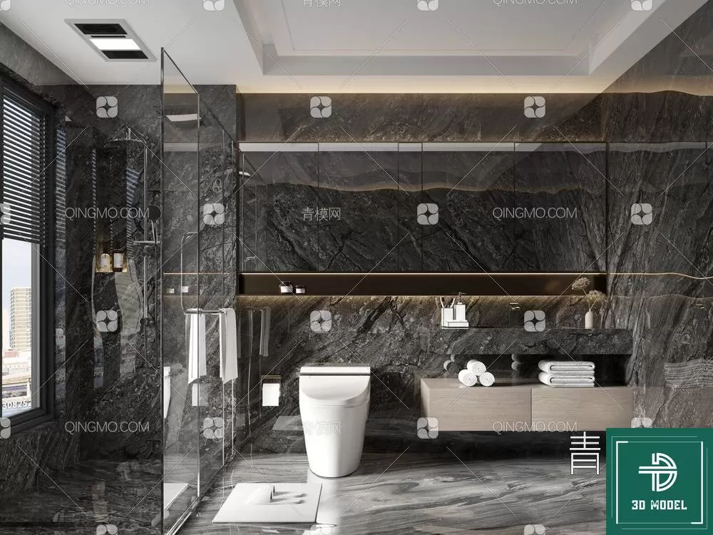 TOILET – 3D SCENES – BLOCKS – 3DMODELS – 044 – PRO