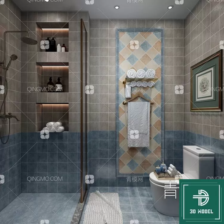 TOILET – 3D SCENES – BLOCKS – 3DMODELS – 051 – PRO