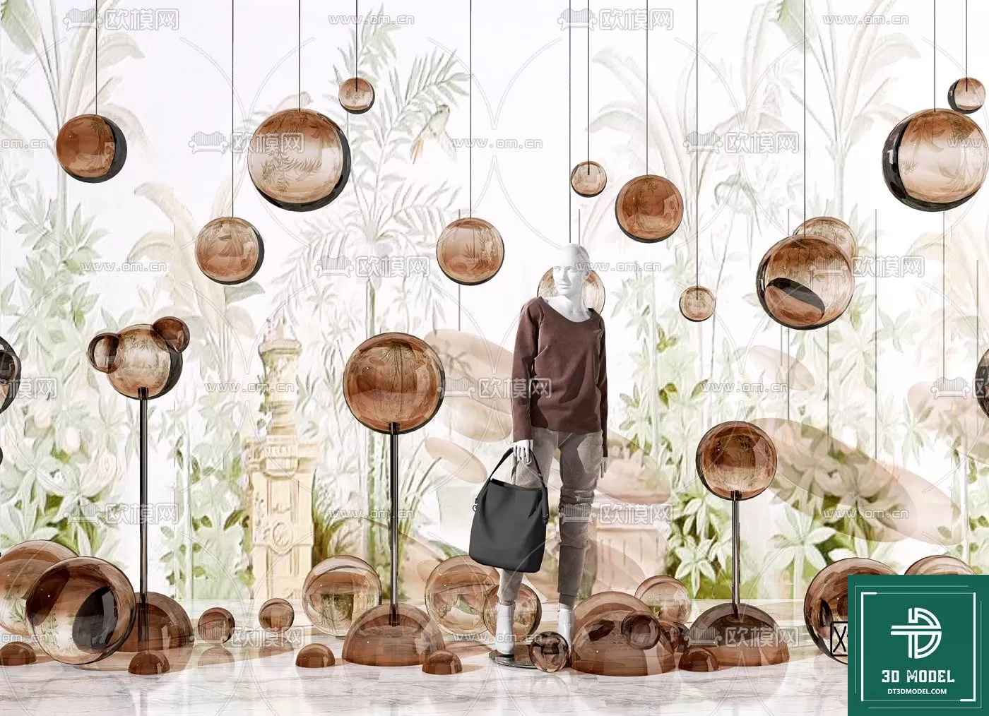 CLOTHES SHOP DECOR – 3D MODELS – 003 – PRO CLOTHES SHOP DECOR – 3D MODELS – 003 – PRO