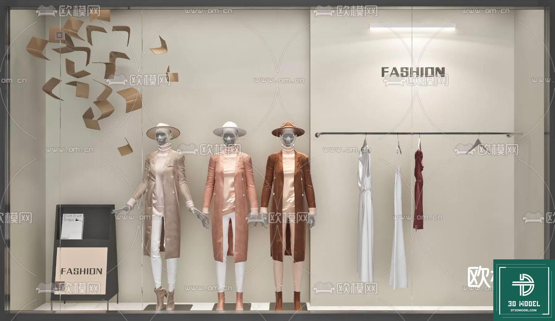 CLOTHES SHOP DECOR – 3D MODELS – 012 – PRO CLOTHES SHOP DECOR – 3D MODELS – 012 – PRO