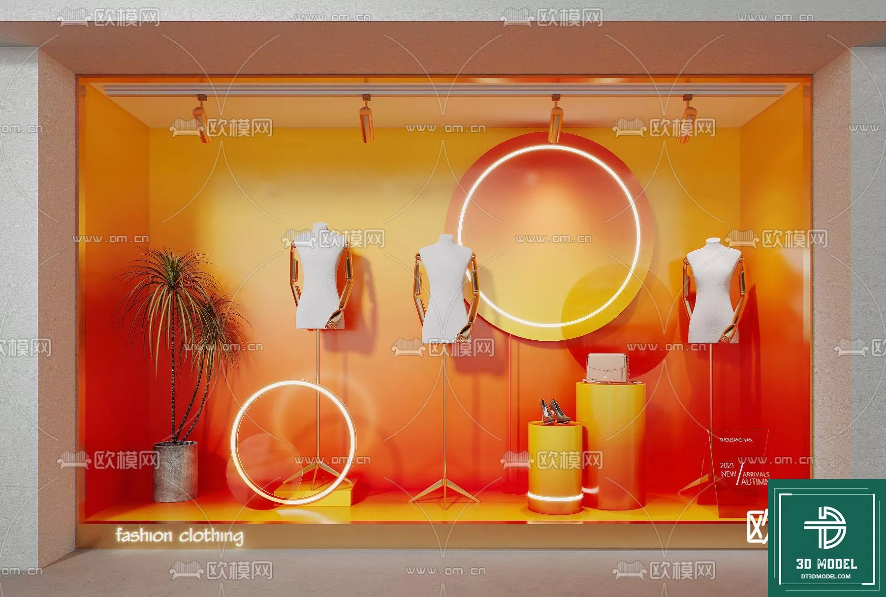 CLOTHES SHOP DECOR – 3D MODELS – 014 – PRO CLOTHES SHOP DECOR – 3D MODELS – 014 – PRO