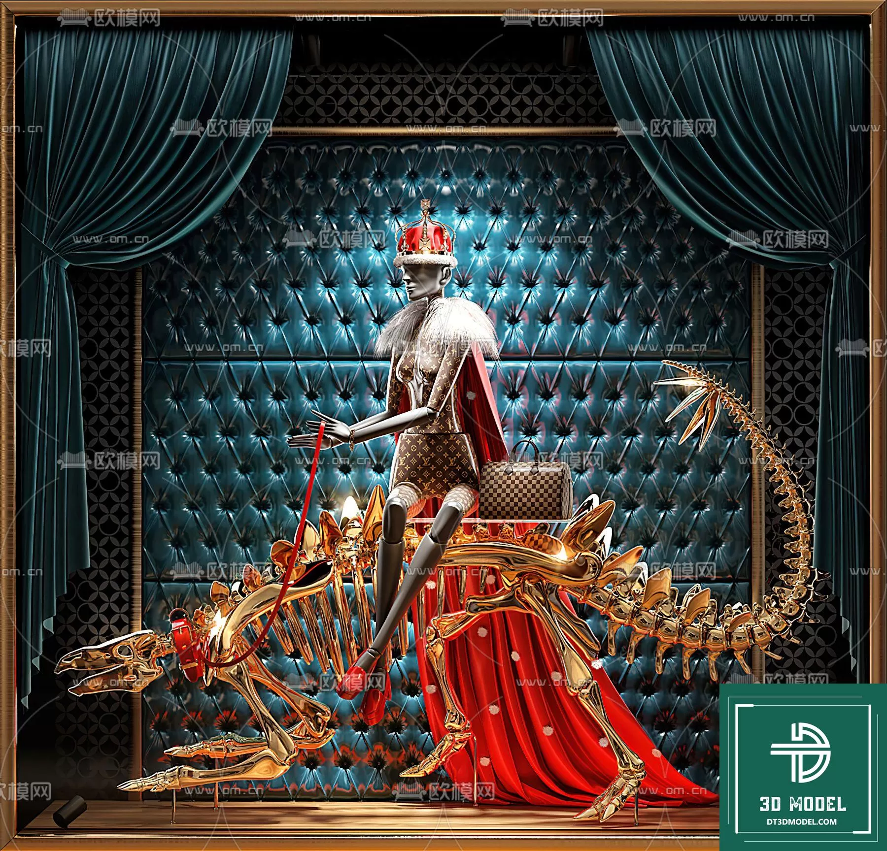 CLOTHES SHOP DECOR – 3D MODELS – 034 – PRO CLOTHES SHOP DECOR – 3D MODELS – 034 – PRO