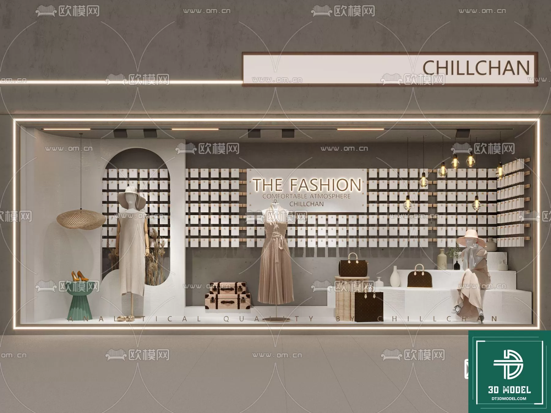 CLOTHES SHOP DECOR – 3D MODELS – 049 – PRO CLOTHES SHOP DECOR – 3D MODELS – 049 – PRO