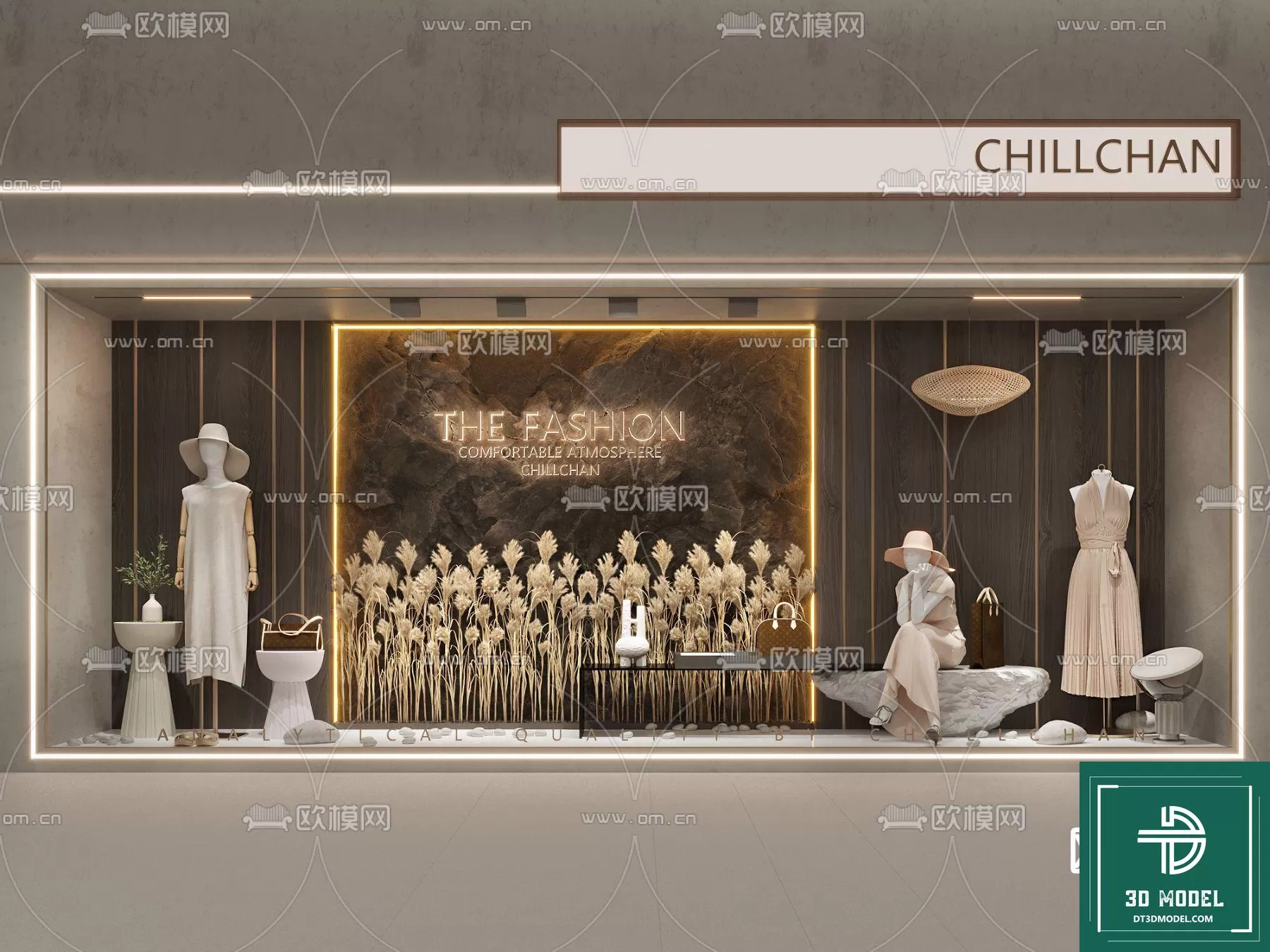 CLOTHES SHOP DECOR – 3D MODELS – 051 – PRO CLOTHES SHOP DECOR – 3D MODELS – 051 – PRO