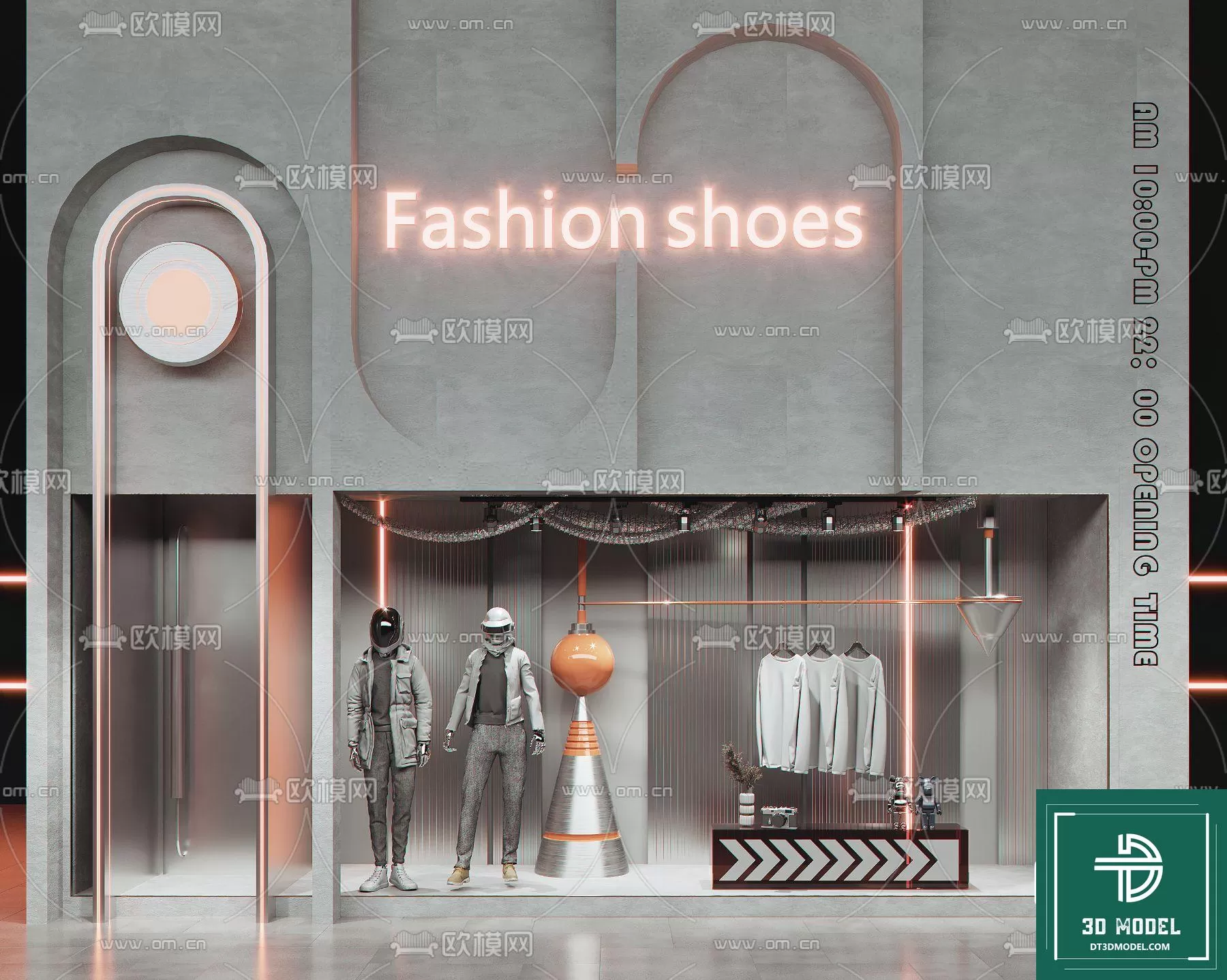 CLOTHES SHOP DECOR – 3D MODELS – 096 – PRO CLOTHES SHOP DECOR – 3D MODELS – 096 – PRO