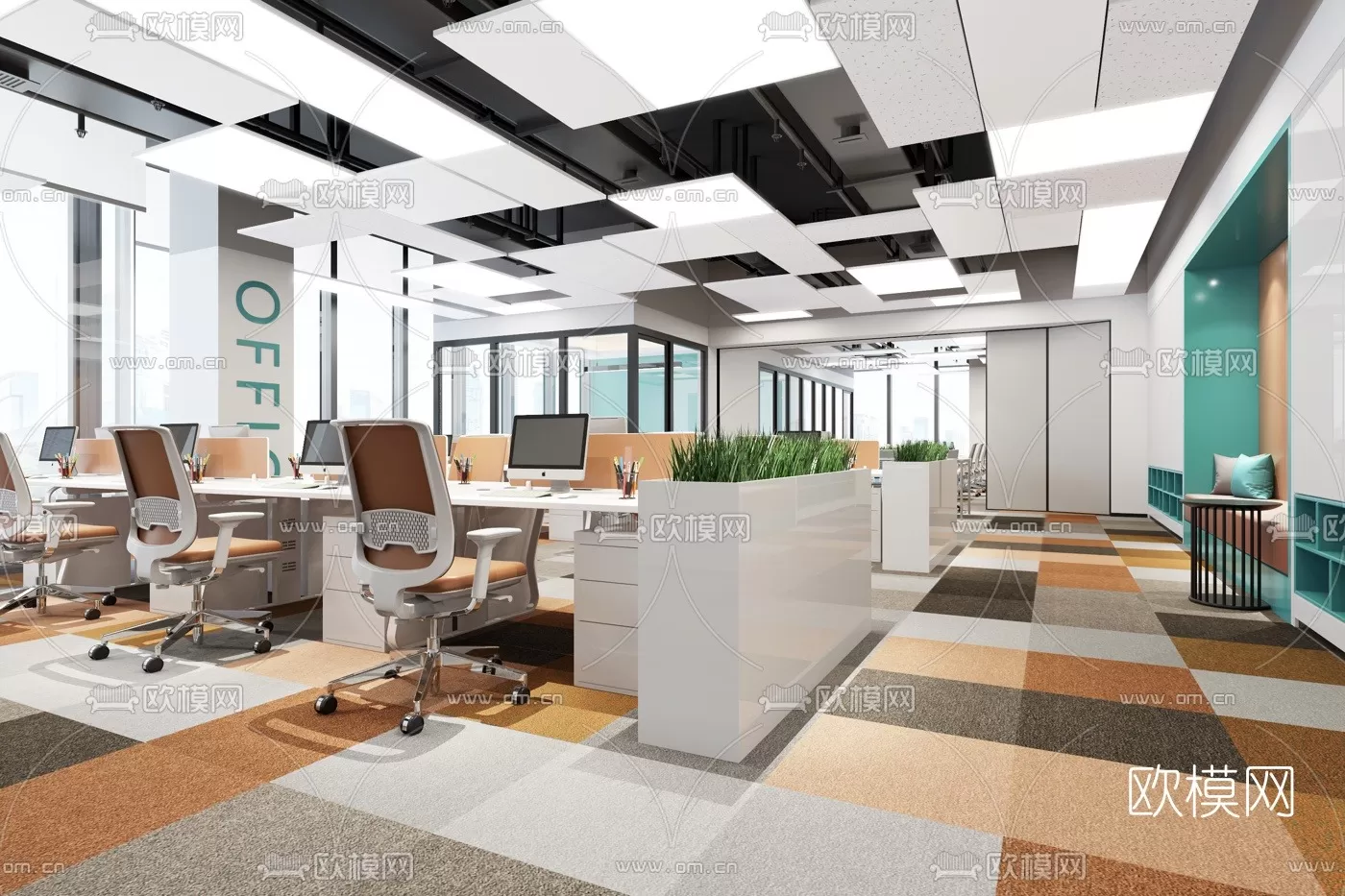 OFFICE SCENES – BLOCKS 3D MODELS – 002 – PRO OFFICE SCENES – BLOCKS 3D MODELS – 002 – PRO