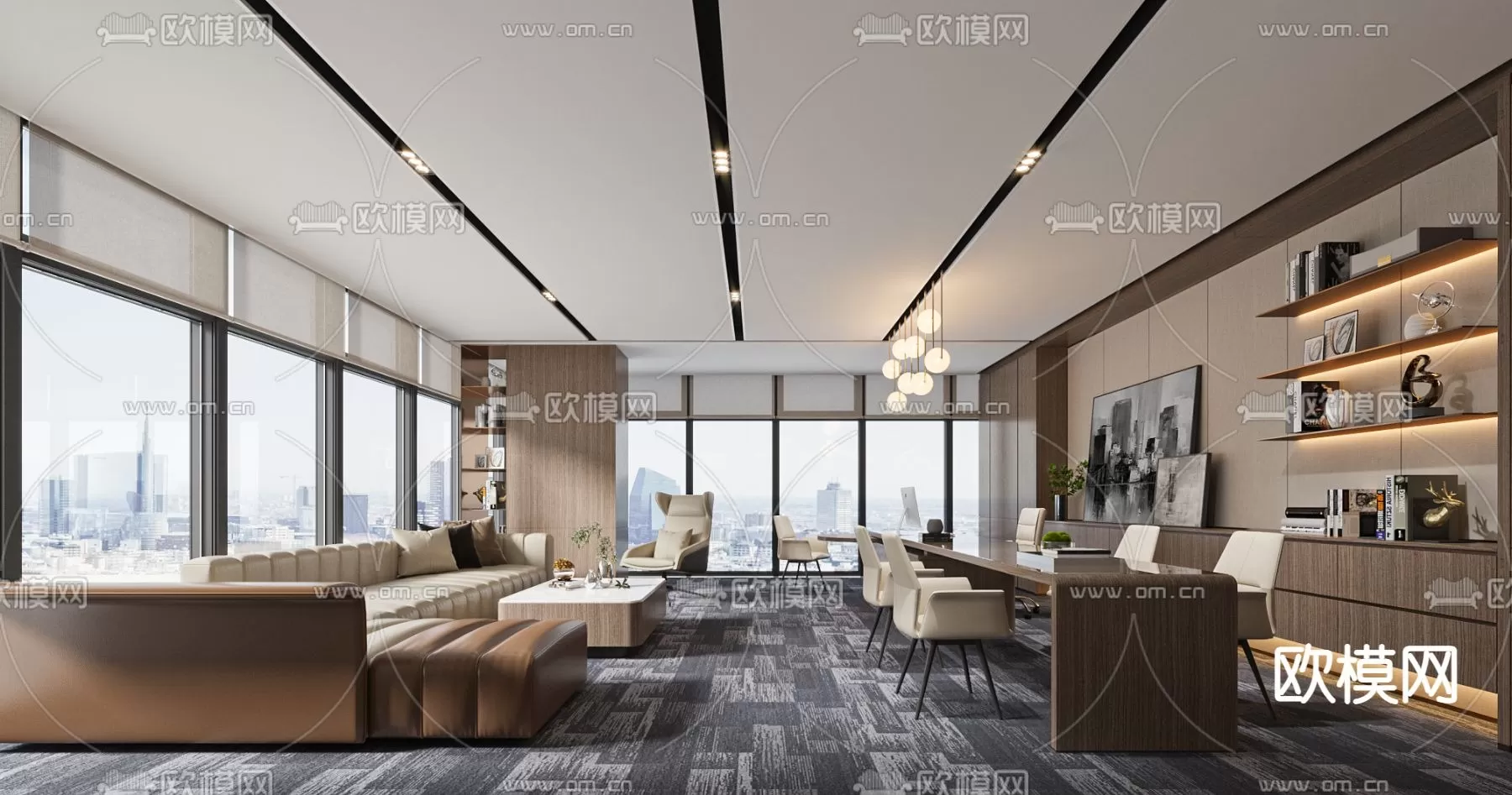 OFFICE SCENES – BLOCKS 3D MODELS – 042 – PRO OFFICE SCENES – BLOCKS 3D MODELS – 042 – PRO