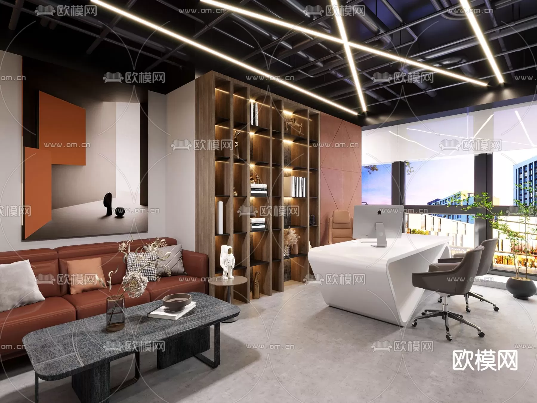 OFFICE SCENES – BLOCKS 3D MODELS – 044 – PRO OFFICE SCENES – BLOCKS 3D MODELS – 044 – PRO