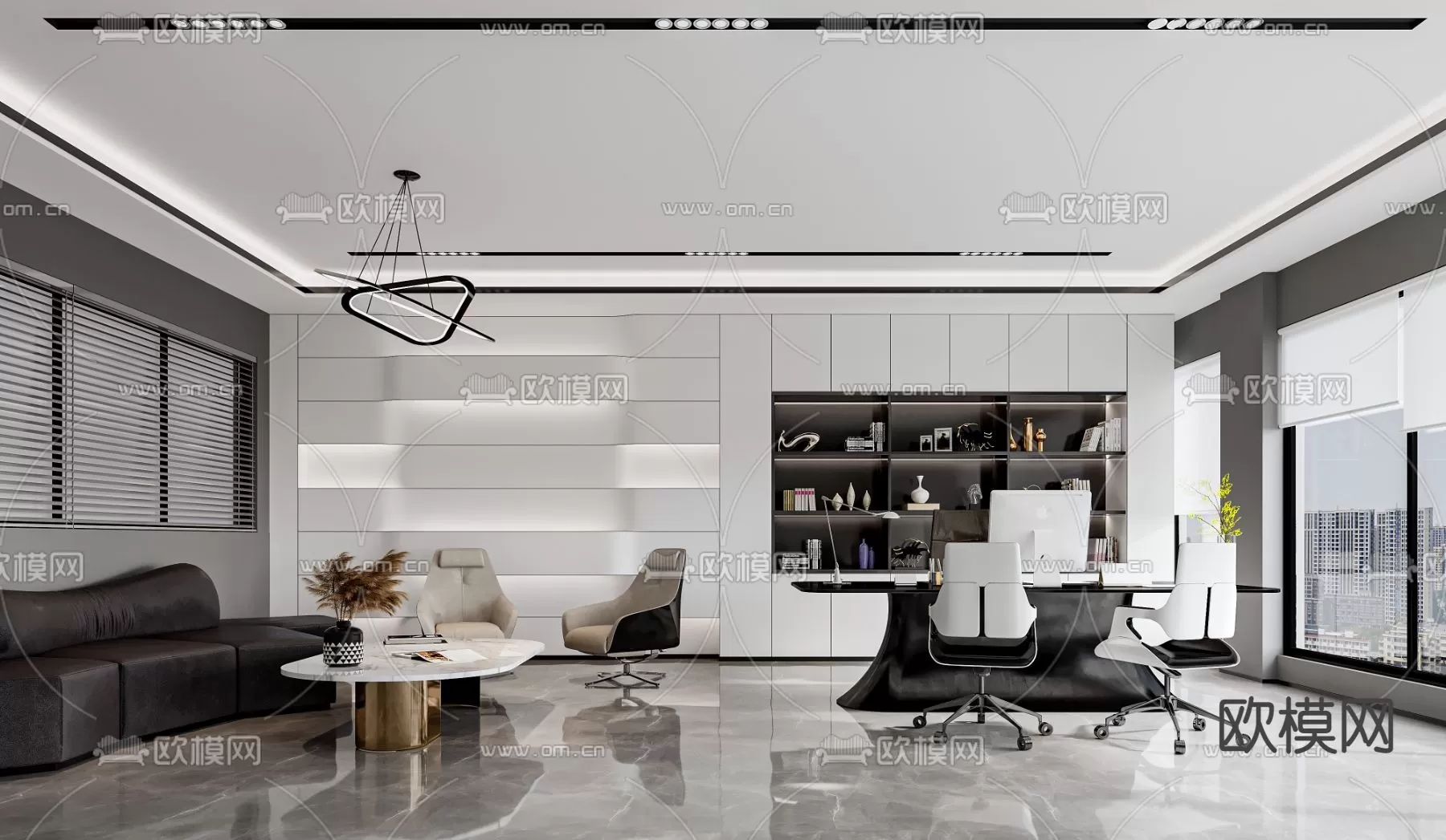 OFFICE SCENES – BLOCKS 3D MODELS – 047 – PRO OFFICE SCENES – BLOCKS 3D MODELS – 047 – PRO