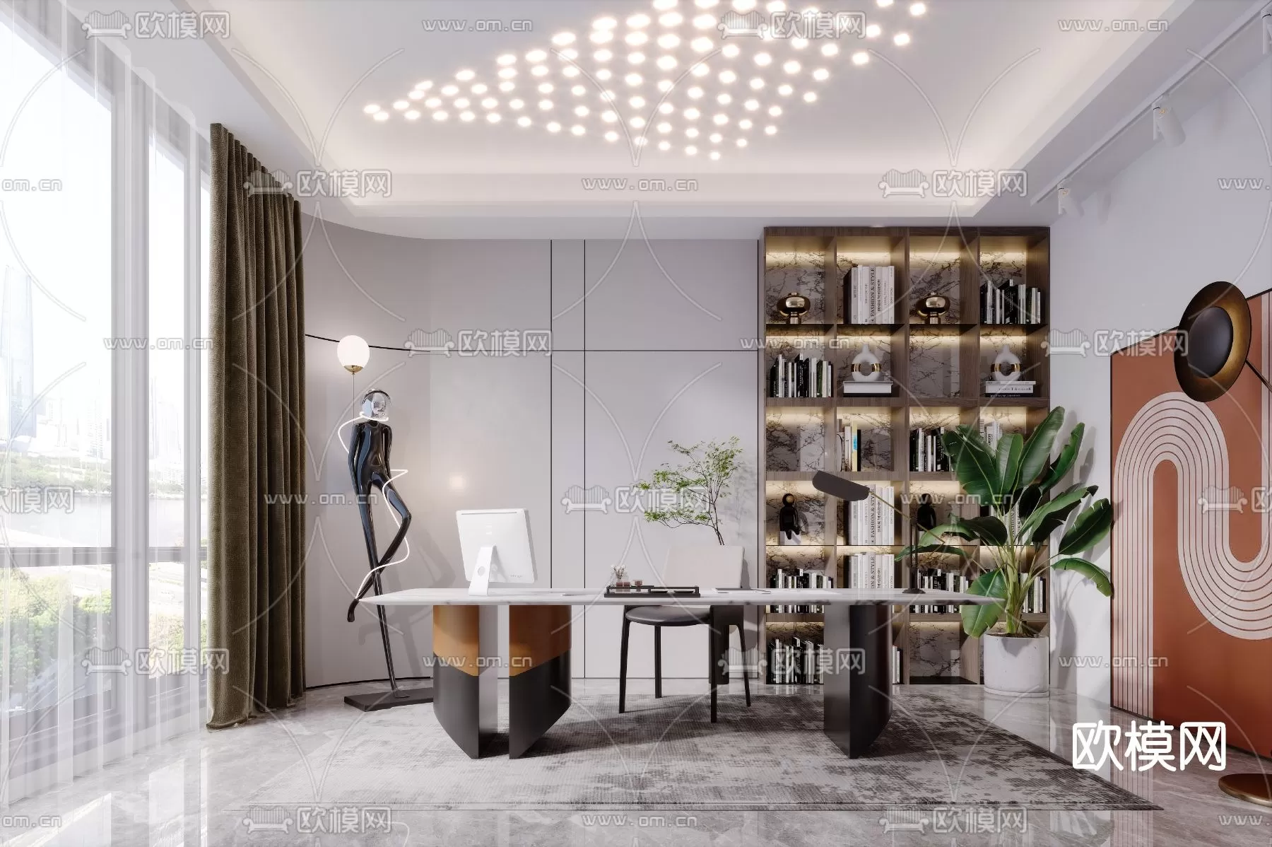 OFFICE SCENES – BLOCKS 3D MODELS – 050 – PRO