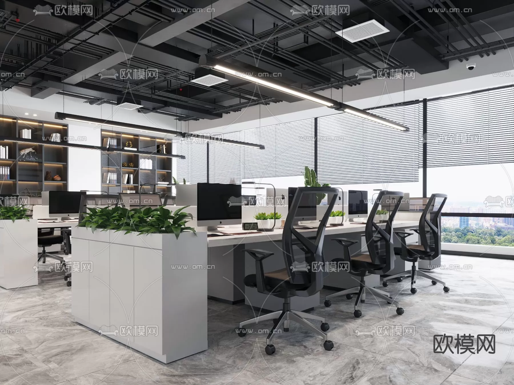 OFFICE SCENES – BLOCKS 3D MODELS – 051 – PRO OFFICE SCENES – BLOCKS 3D MODELS – 051 – PRO