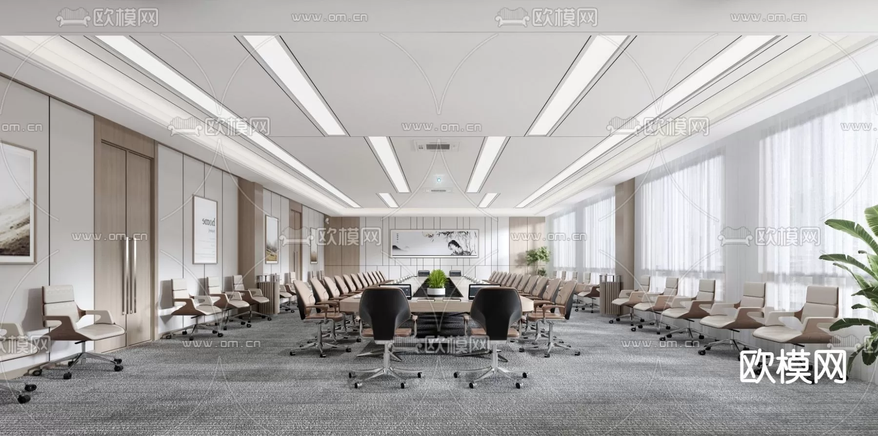 OFFICE SCENES – BLOCKS 3D MODELS – 070 – PRO