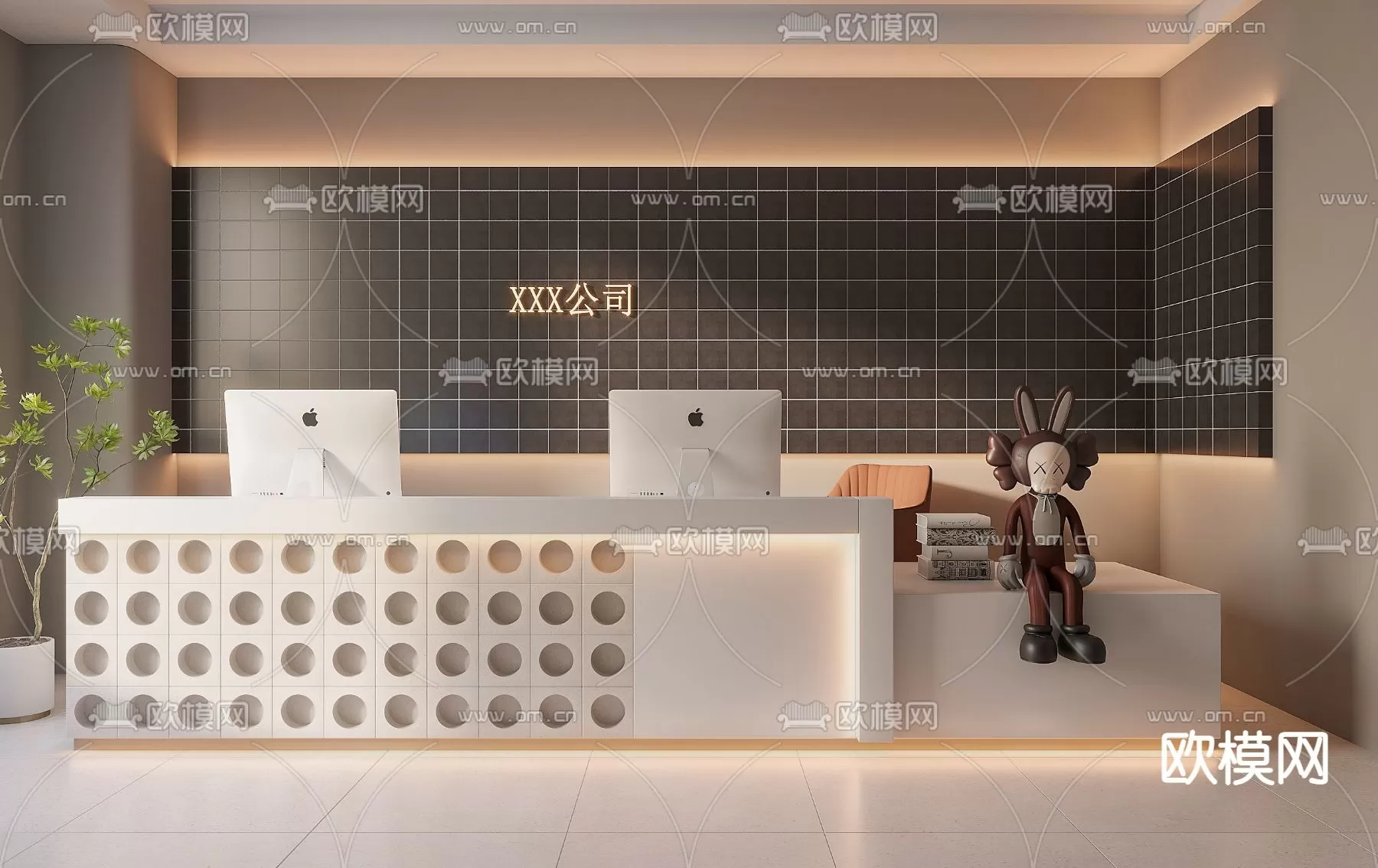 OFFICE SCENES – BLOCKS 3D MODELS – 072 – PRO