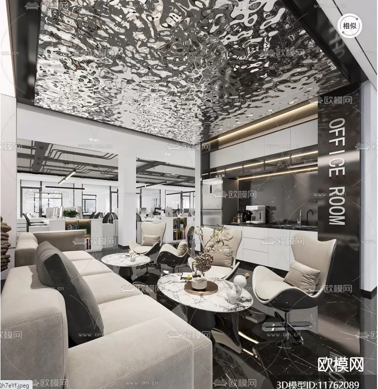 OFFICE SCENES – BLOCKS 3D MODELS – 078 – PRO