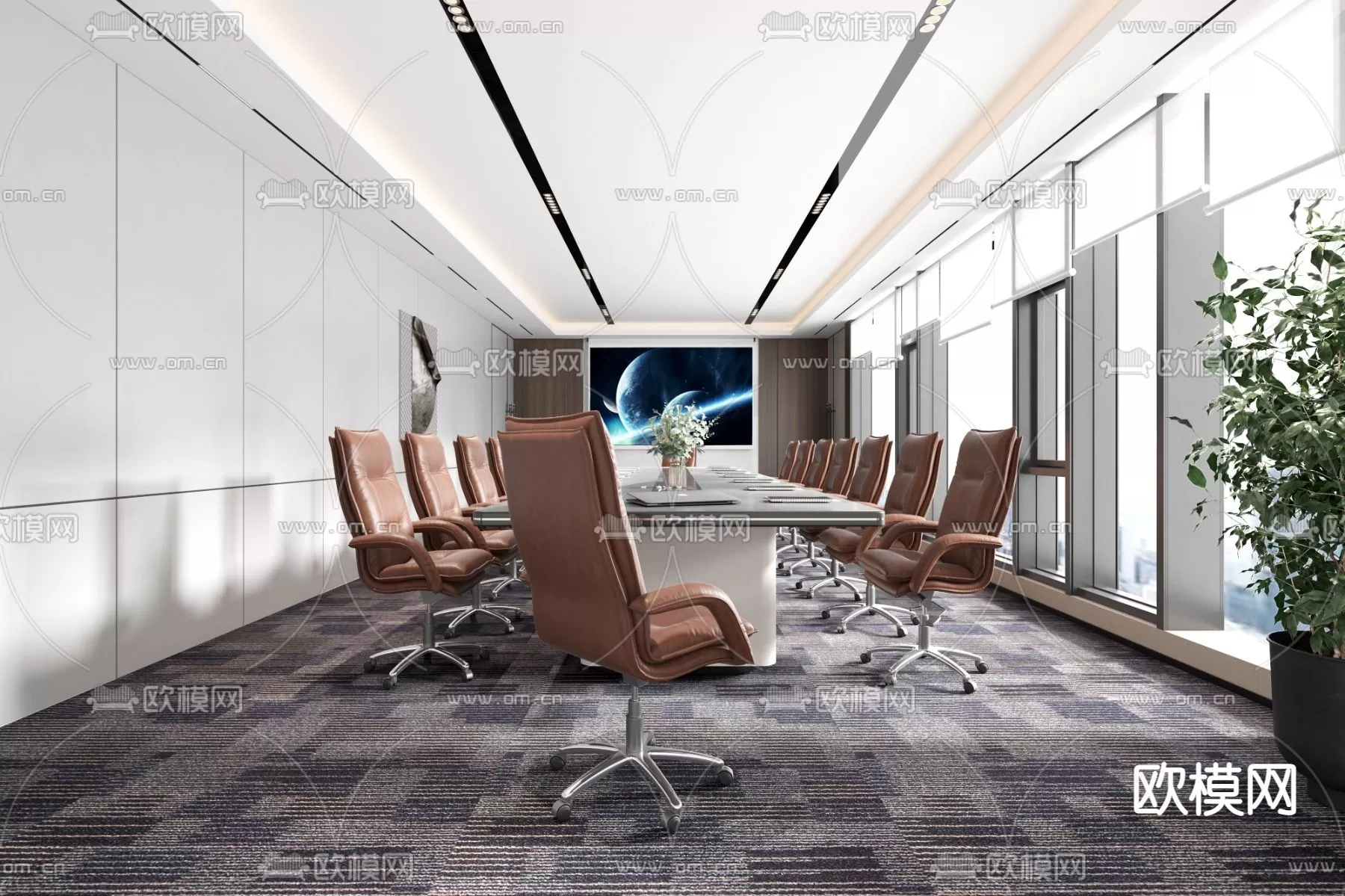 OFFICE SCENES – BLOCKS 3D MODELS – 080 – PRO