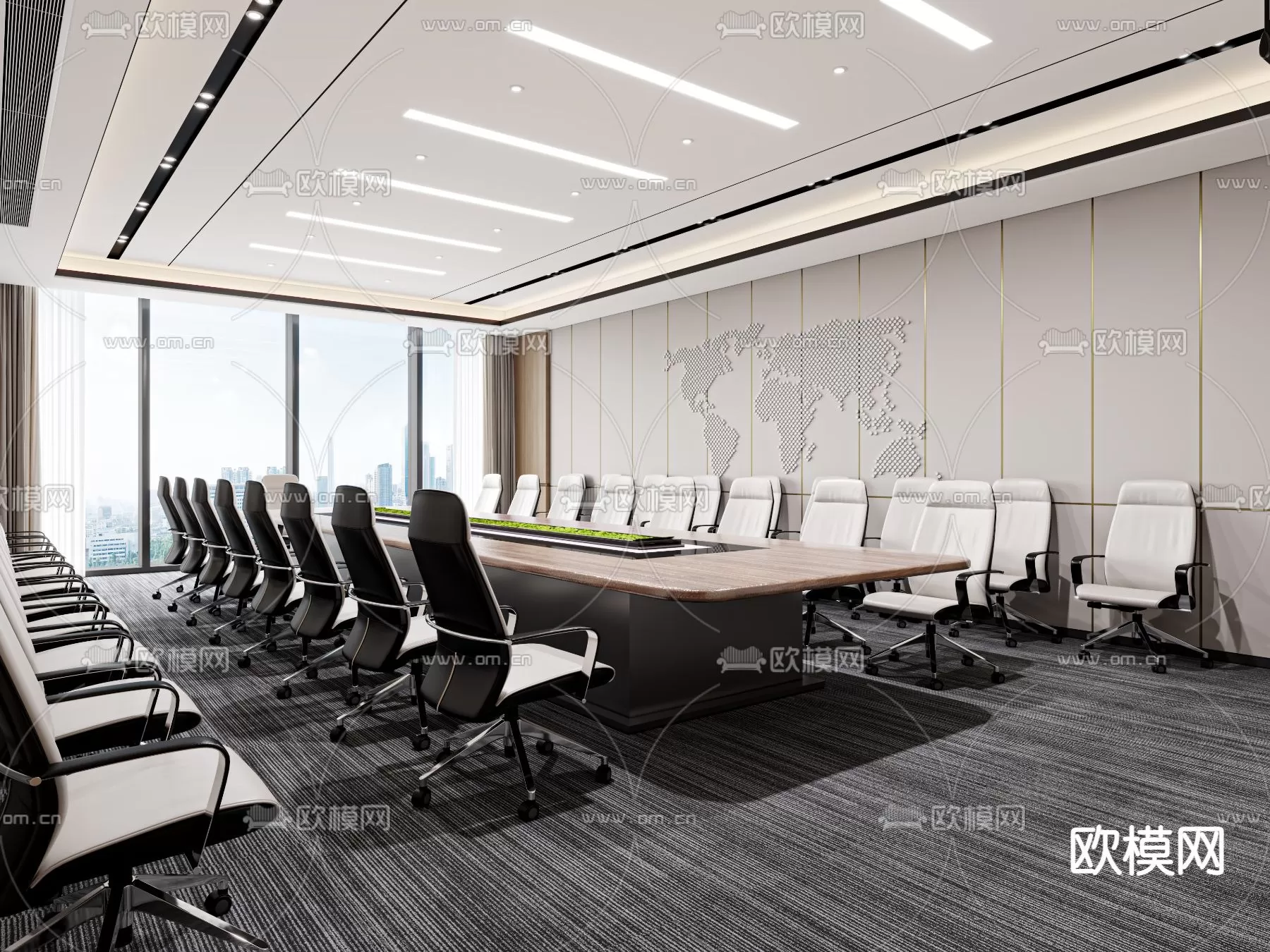 OFFICE SCENES – BLOCKS 3D MODELS – 082 – PRO