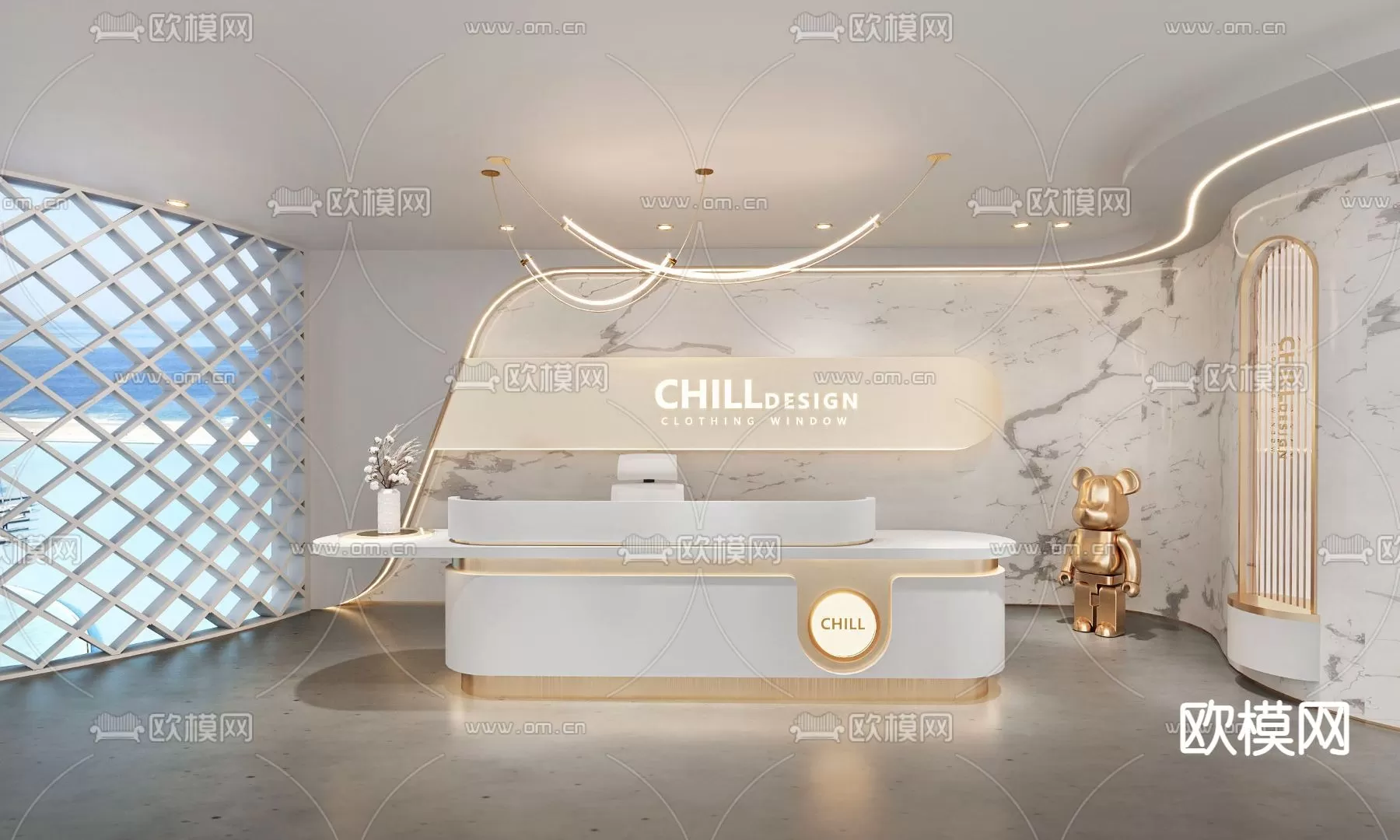 OFFICE SCENES – BLOCKS 3D MODELS – 092 – PRO