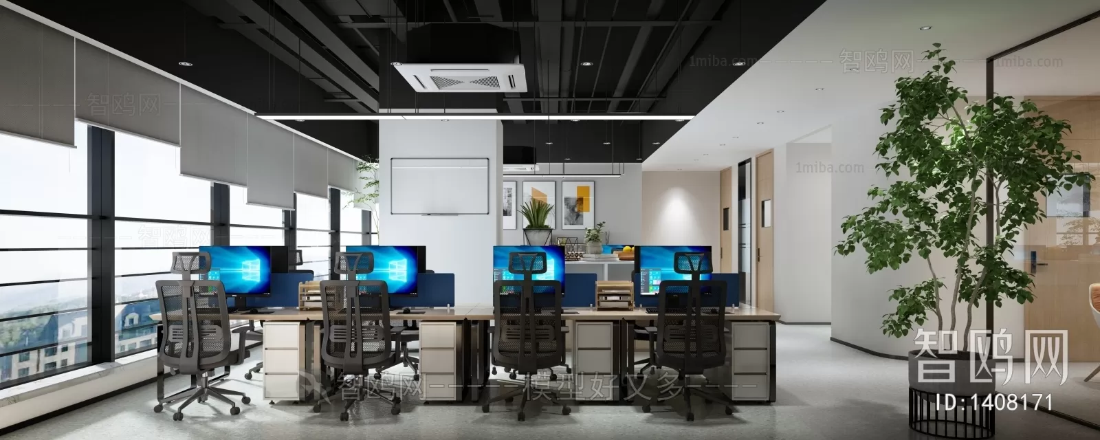 OFFICE SCENES – BLOCKS 3D MODELS – 112 – PRO