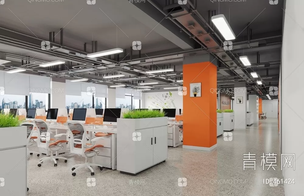 OFFICE SCENES – BLOCKS 3D MODELS – 116 – PRO