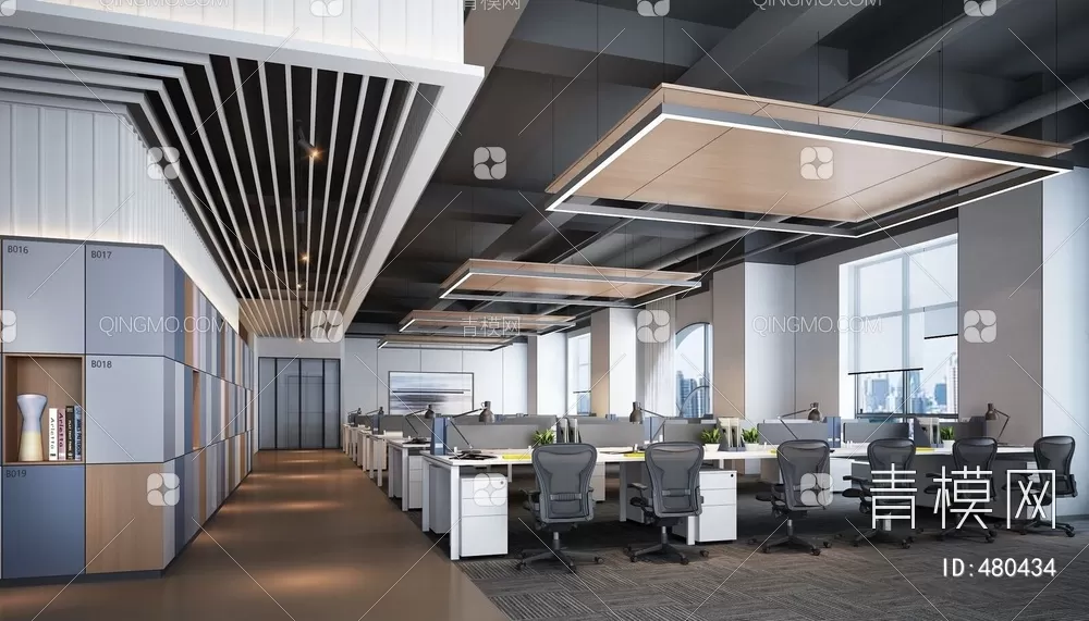 OFFICE SCENES – BLOCKS 3D MODELS – 125 – PRO