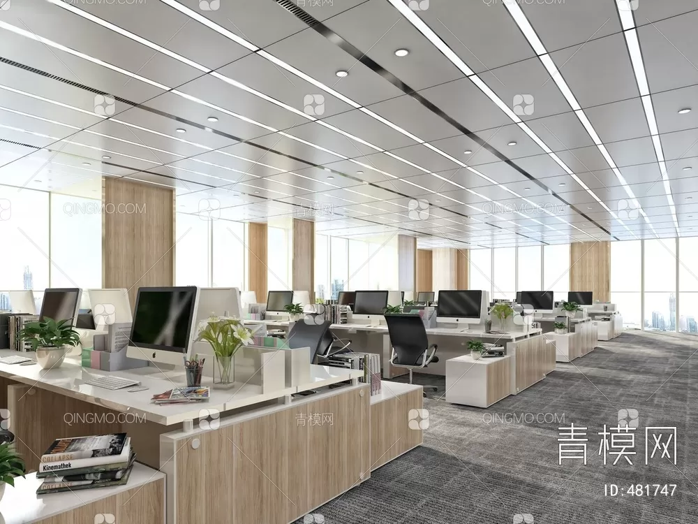 OFFICE SCENES – BLOCKS 3D MODELS – 127 – PRO