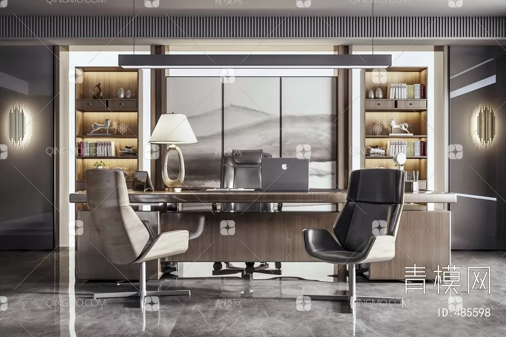 OFFICE SCENES – BLOCKS 3D MODELS – 132 – PRO