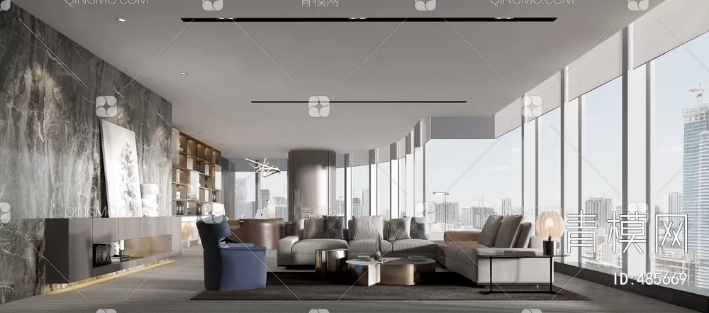 OFFICE SCENES – BLOCKS 3D MODELS – 133 – PRO