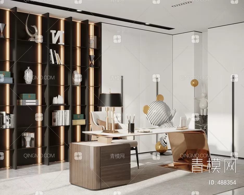 OFFICE SCENES – BLOCKS 3D MODELS – 136 – PRO