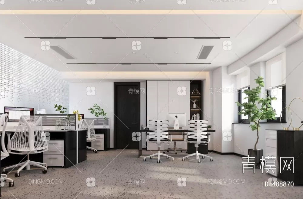 OFFICE SCENES – BLOCKS 3D MODELS – 137 – PRO