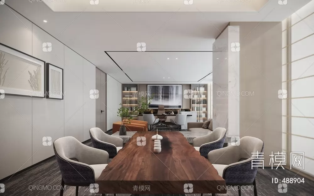 OFFICE SCENES – BLOCKS 3D MODELS – 138 – PRO