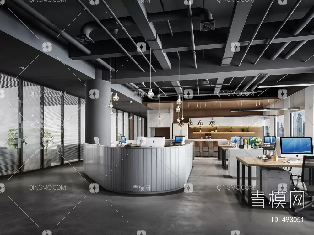 OFFICE SCENES – BLOCKS 3D MODELS – 146 – PRO