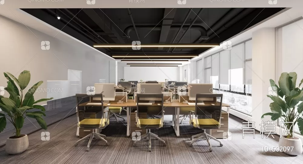 OFFICE SCENES – BLOCKS 3D MODELS – 150 – PRO