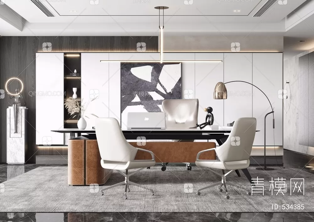 OFFICE SCENES – BLOCKS 3D MODELS – 158 – PRO